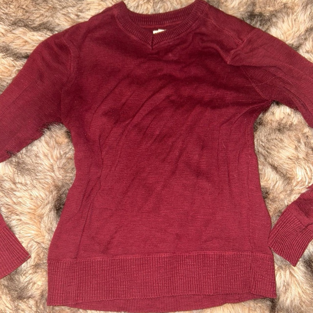 Kids Burgundy Sweater